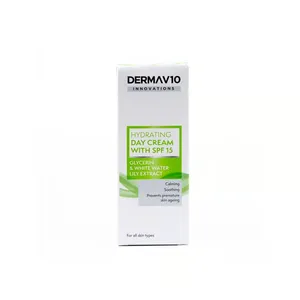 Derma V10 Innovations Hydrating Day Cream with SPF 15
